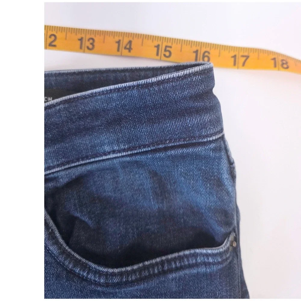 BOSS Hugo Boss‎ Responsible Stretch Jeans Dark Wash Straight Leg Denim Blue